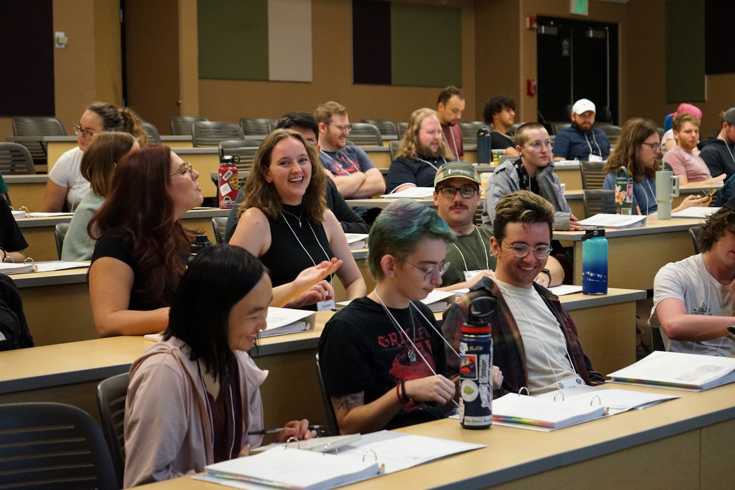 dsc02082 Photo of Graduate Student Orientation in classroom.