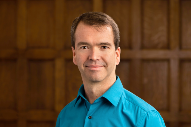 A photo of seminar speaker Patrick Holland, Ph.D. from Yale.