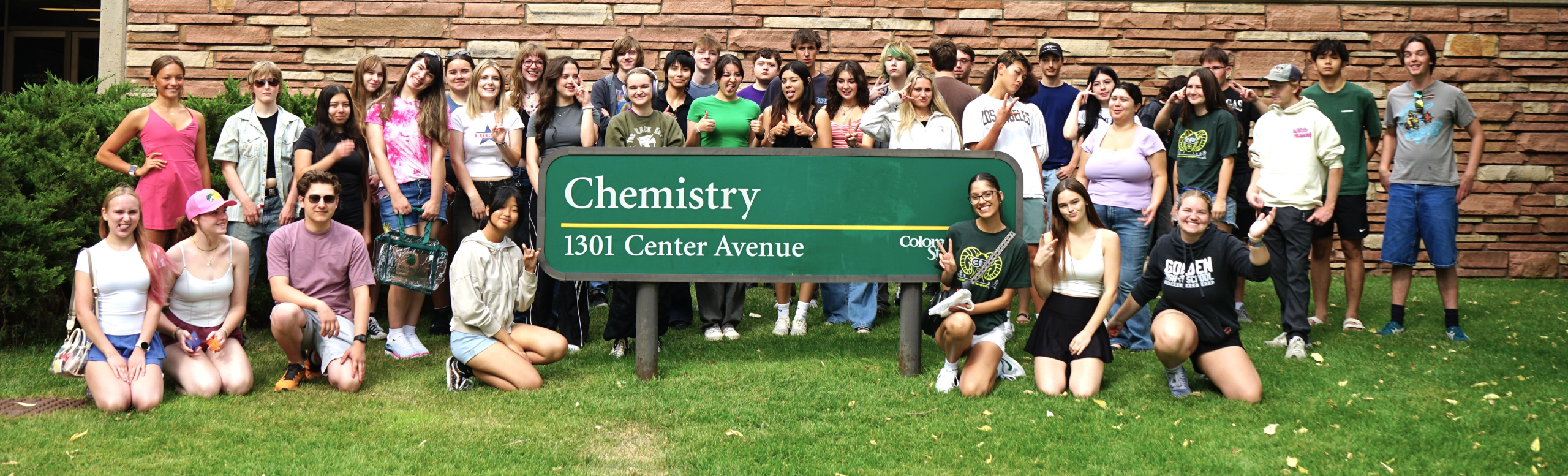 photo of undergrad chemistry majors in 2025.