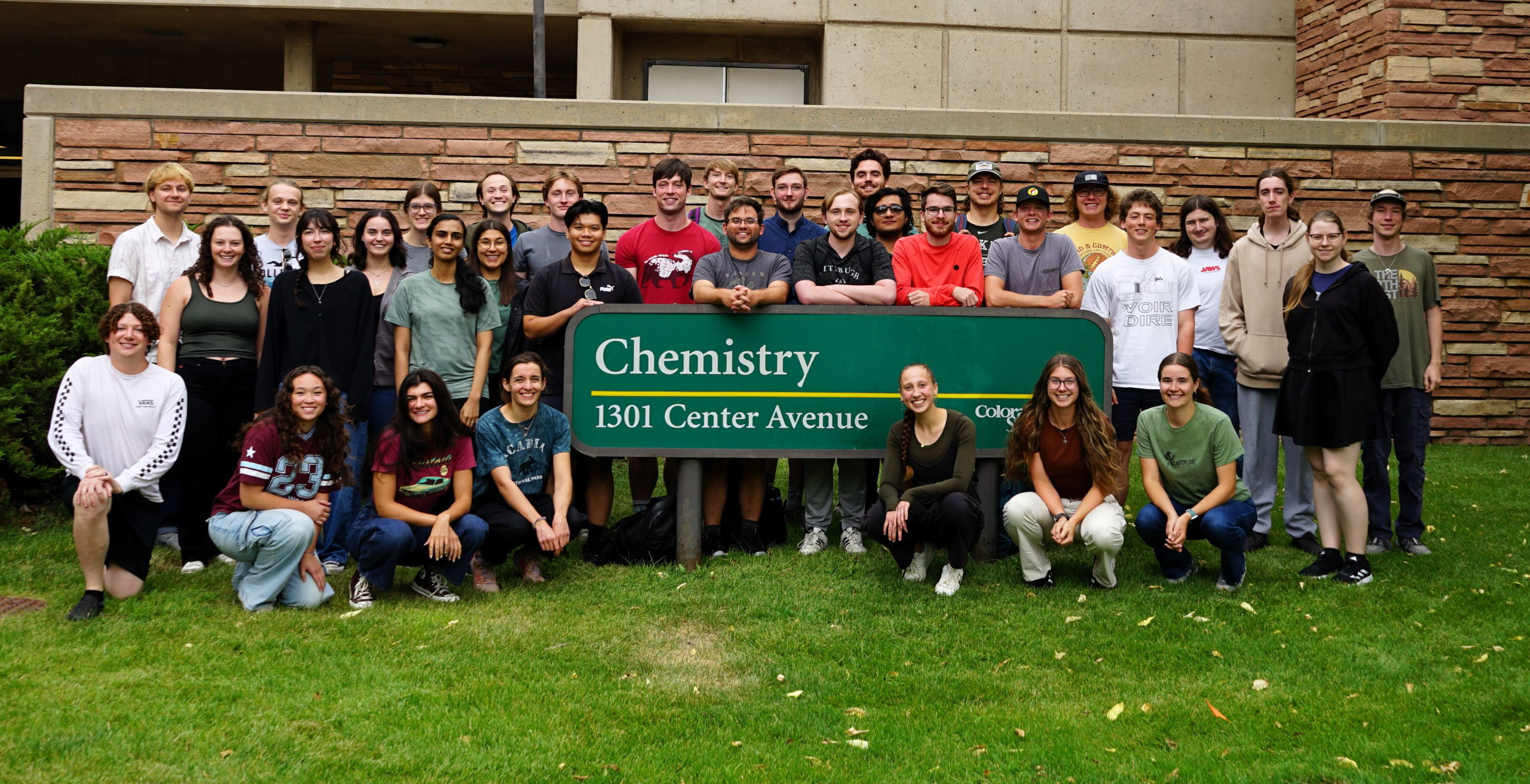 Photo of Grad Students in 2025.